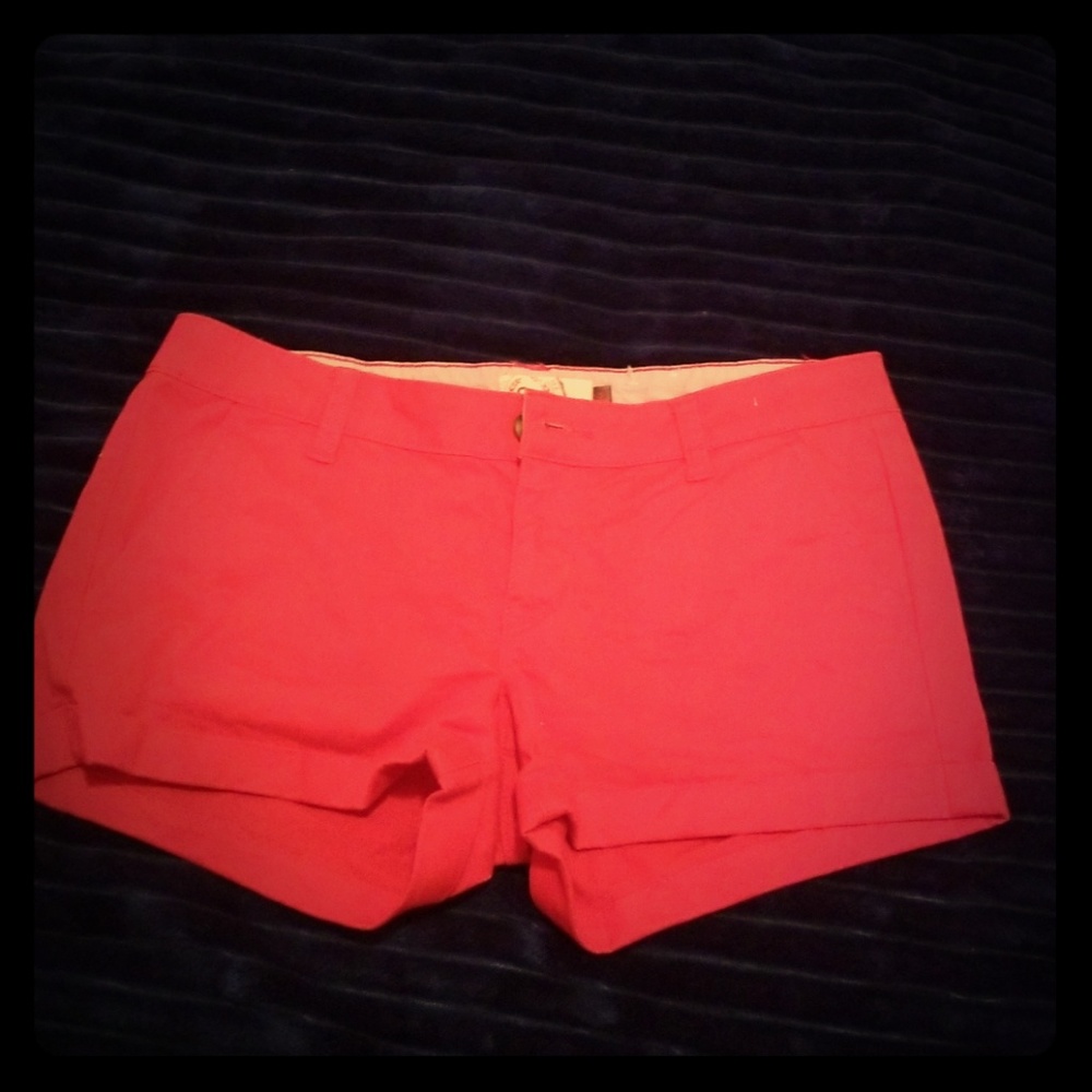 Red shorts